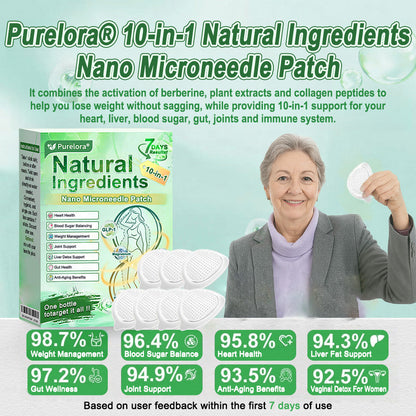 𝑶𝒇𝒇𝒊𝒄𝒊𝒂𝒍 𝑷𝒉𝒂𝒓𝒎𝒂𝒄𝒚💖 | 🌱 Purelora® 10-in-1 Natural Ingredients Nano Microneedle Patch ✅ 𝗦𝘂𝗽𝗽𝗼𝗿𝘁𝘀 𝗼𝗯𝗲𝘀𝗶𝘁𝘆, 𝗰𝗮𝗿𝗱𝗶𝗼𝘃𝗮𝘀𝗰𝘂𝗹𝗮𝗿 𝗵𝗲𝗮𝗹𝘁𝗵, 𝗱𝗶𝗮𝗯𝗲𝘁𝗲𝘀, 𝘀𝗹𝗲𝗲𝗽 𝗮𝗽𝗻𝗲𝗮, 𝗴𝘂𝘁 𝗵𝗲𝗮𝗹𝘁𝗵, 𝗷𝗼𝗶𝗻𝘁 𝗶𝘀𝘀𝘂𝗲𝘀, 𝐰𝐡𝐢𝐥𝐞 𝐚𝐥𝐬𝐨 𝐟𝐢𝐫𝐦𝐢𝐧𝐠 𝐭𝐡𝐞 𝐬𝐤𝐢𝐧 𝐚𝐧𝐝 𝐛𝐨𝐨𝐬𝐭𝐢𝐧𝐠 𝐞𝐧𝐞𝐫𝐠𝐲.