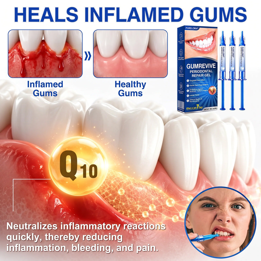 🔥Purelora® GumRevive periodontal repair gel