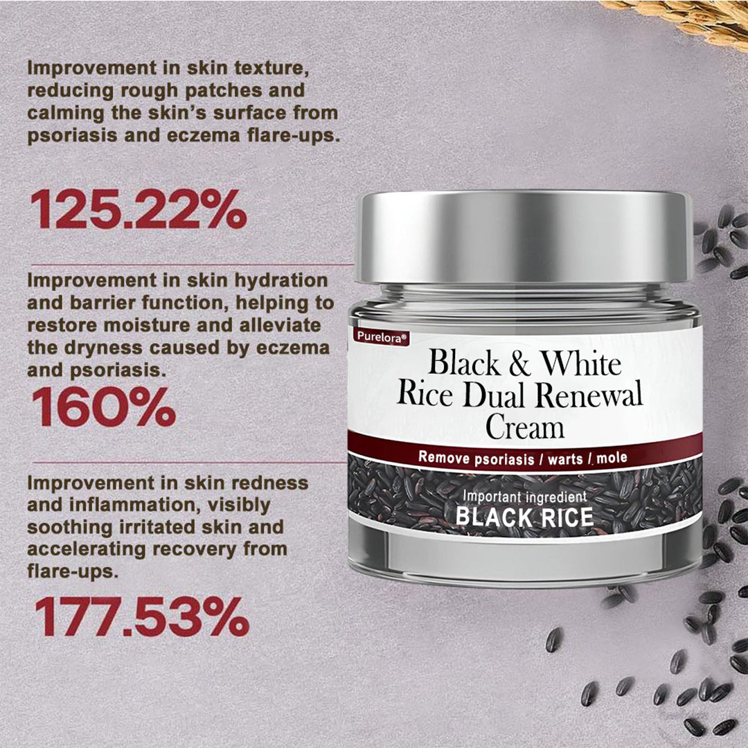 𝑶𝒏𝒍𝒊𝒏𝒆 𝑷𝒉𝒂𝒓𝒎𝒂𝒄𝒚| 𝑷𝒖𝒓𝒆𝒍𝒐𝒓𝒂® 𝑩𝒍𝒂𝒄𝒌 & 𝑾𝒉𝒊𝒕𝒆 𝑹𝒊𝒄𝒆 𝑫𝒖𝒂𝒍 𝑹𝒆𝒏𝒆𝒘𝒂𝒍 𝑪𝒓𝒆𝒂𝒎 ✨ (For removing warts, skin growths & keratin buildup, followed by intensive barrier repair to fade dark spots and prevent scarring)