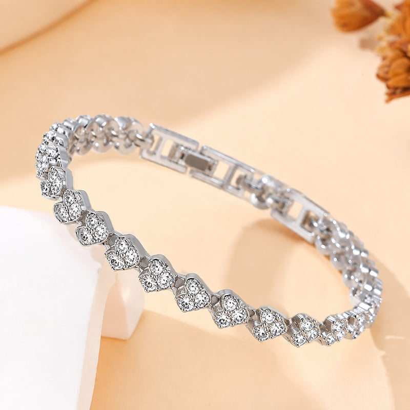 🔥𝑳𝑨𝑺𝑻 𝑫𝑨𝒀 𝑺𝑨𝑳𝑬-𝟖𝟎% 𝑶𝑭𝑭🔥𝑪𝒁𝑻𝑰𝑪𝑳𝑬® Lymphatic Magnetic Therapy Roman Crystal Diamond Bracelet
