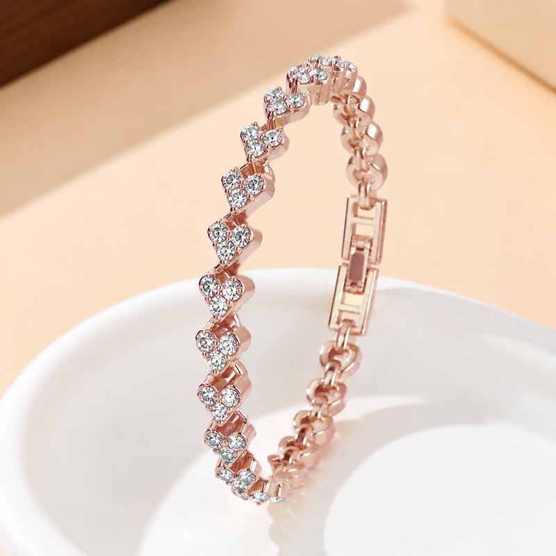 🔥𝑳𝑨𝑺𝑻 𝑫𝑨𝒀 𝑺𝑨𝑳𝑬-𝟖𝟎% 𝑶𝑭𝑭🔥𝑪𝒁𝑻𝑰𝑪𝑳𝑬® Lymphatic Magnetic Therapy Roman Crystal Diamond Bracelet