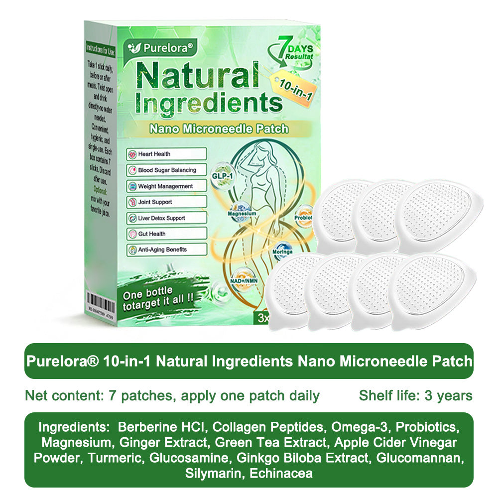 𝑶𝒇𝒇𝒊𝒄𝒊𝒂𝒍 𝑷𝒉𝒂𝒓𝒎𝒂𝒄𝒚💖 | 🌱 Purelora® 10-in-1 Natural Ingredients Nano Microneedle Patch ✅ 𝗦𝘂𝗽𝗽𝗼𝗿𝘁𝘀 𝗼𝗯𝗲𝘀𝗶𝘁𝘆, 𝗰𝗮𝗿𝗱𝗶𝗼𝘃𝗮𝘀𝗰𝘂𝗹𝗮𝗿 𝗵𝗲𝗮𝗹𝘁𝗵, 𝗱𝗶𝗮𝗯𝗲𝘁𝗲𝘀, 𝘀𝗹𝗲𝗲𝗽 𝗮𝗽𝗻𝗲𝗮, 𝗴𝘂𝘁 𝗵𝗲𝗮𝗹𝘁𝗵, 𝗷𝗼𝗶𝗻𝘁 𝗶𝘀𝘀𝘂𝗲𝘀, 𝐰𝐡𝐢𝐥𝐞 𝐚𝐥𝐬𝐨 𝐟𝐢𝐫𝐦𝐢𝐧𝐠 𝐭𝐡𝐞 𝐬𝐤𝐢𝐧 𝐚𝐧𝐝 𝐛𝐨𝐨𝐬𝐭𝐢𝐧𝐠 𝐞𝐧𝐞𝐫𝐠𝐲.