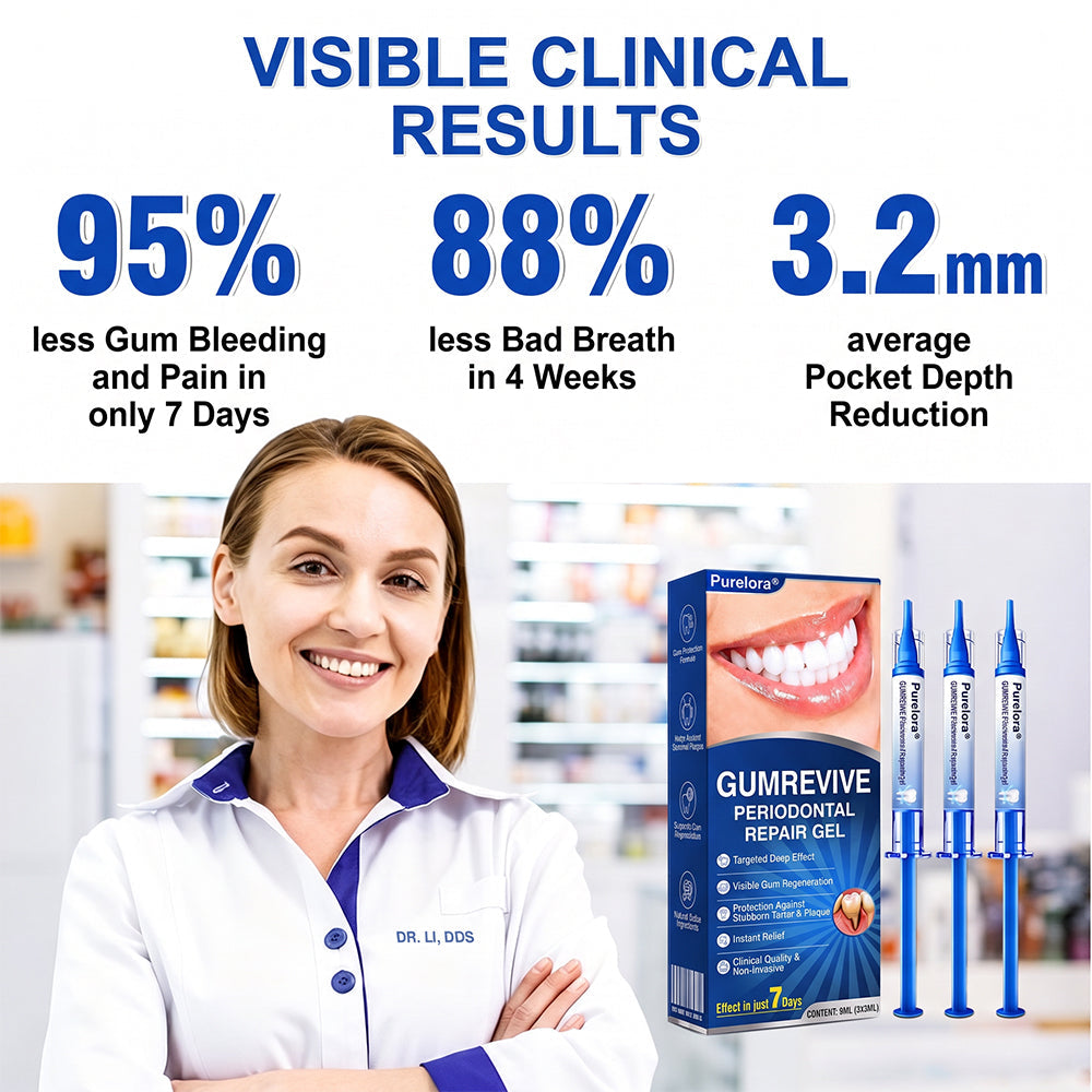 🔥Purelora® GumRevive periodontal repair gel