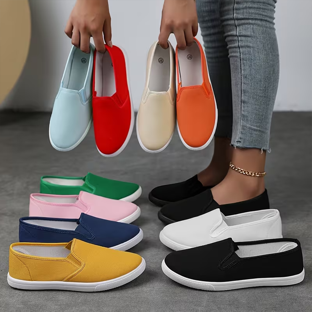 🔥 LAST DAY: 80% OFF - 👑 Women's Orthopaedic Comfort Walking Shoes, Slip-On Design, All-Day Arch Support