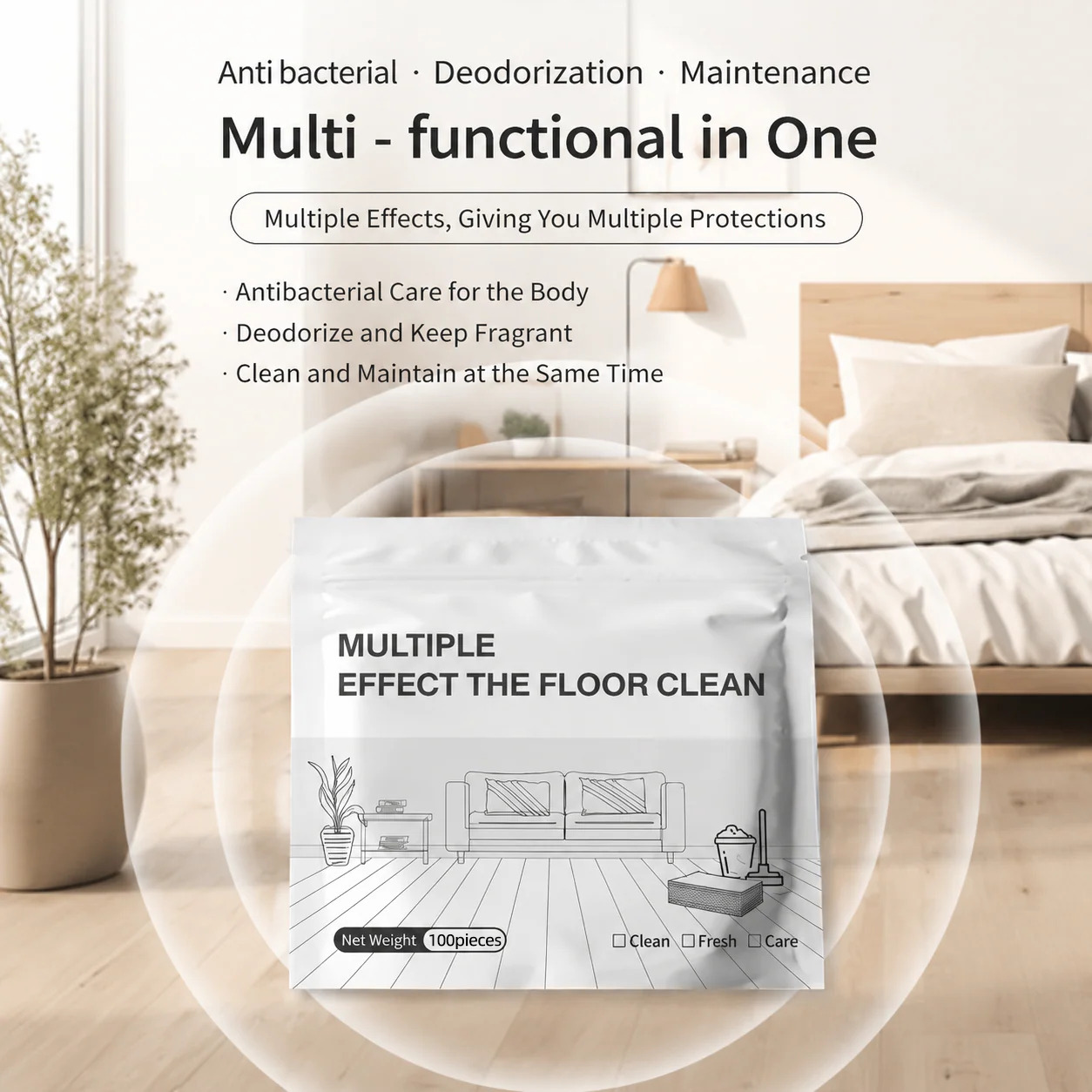 🧼Last Day 80% OFF✨Multi-Surface Antibacterial Cleaner for Hardwood, Tile & Laminate