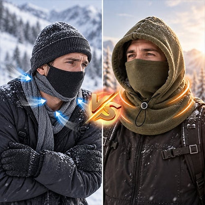 💖One-piece warm mask hat, Outdoor cycling windproof warm hat with neck mask