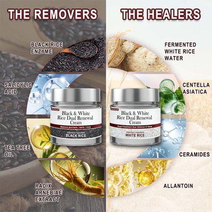 𝑶𝒏𝒍𝒊𝒏𝒆 𝑷𝒉𝒂𝒓𝒎𝒂𝒄𝒚| 𝑷𝒖𝒓𝒆𝒍𝒐𝒓𝒂® 𝑩𝒍𝒂𝒄𝒌 & 𝑾𝒉𝒊𝒕𝒆 𝑹𝒊𝒄𝒆 𝑫𝒖𝒂𝒍 𝑹𝒆𝒏𝒆𝒘𝒂𝒍 𝑪𝒓𝒆𝒂𝒎 ✨ (For removing warts, skin growths & keratin buildup, followed by intensive barrier repair to fade dark spots and prevent scarring)