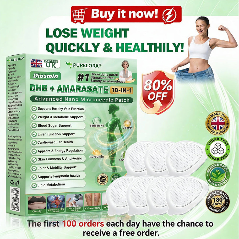 𝐎𝐟𝐟𝐢𝐜𝐢𝐚𝐥 𝐒𝐭𝐨𝐫𝐞|𝐏𝐮𝐫𝐞𝐥𝐨𝐫𝐚® 𝐌𝐞𝐭𝐚𝐛𝐨𝐥𝐢𝐜 𝐌𝐚𝐭𝐫𝐢𝐱™ – 𝐃𝐇𝐁 + 𝐀𝐦𝐚𝐫𝐚𝐬𝐚𝐭𝐞 𝟏𝟎-𝐢𝐧-𝟏 𝐍𝐚𝐧𝐨 𝐌𝐢𝐜𝐫𝐨𝐧𝐞𝐞𝐝𝐥𝐞 𝐏𝐚𝐭𝐜𝐡 (💧𝐉𝐮𝐬𝐭 𝐎𝐧𝐜𝐞 𝐚 𝐃𝐚𝐲 – 𝐕𝐢𝐬𝐢𝐛𝐥𝐞 𝐑𝐞𝐬𝐮𝐥𝐭𝐬 𝐢𝐧 𝟕 𝐃𝐚𝐲𝐬!) ✅𝐓𝐚𝐜𝐤𝐥𝐞𝐬 𝐨𝐛𝐞𝐬𝐢𝐭𝐲, 𝐥𝐨𝐨𝐬𝐞 𝐬𝐤𝐢𝐧, 𝐝𝐢𝐚𝐛𝐞𝐭𝐞𝐬, 𝐬𝐥𝐞𝐞𝐩 𝐢𝐬𝐬𝐮𝐞𝐬, 𝐣𝐨𝐢𝐧𝐭 𝐩𝐚𝐢𝐧, 𝐚𝐧𝐝 𝐬𝐮𝐩𝐩𝐨𝐫𝐭𝐬 𝐯𝐞𝐢𝐧 & 𝐥𝐲𝐦𝐩𝐡𝐚𝐭𝐢𝐜 𝐜𝐢𝐫𝐜𝐮𝐥𝐚𝐭𝐢𝐨𝐧