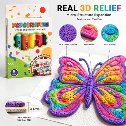 🔥Last Day Promotion 80% OFF丨IEY® 🖍️3D Relief Art Pen – Turn Flat Drawings Into Touchable 3D Art🪄