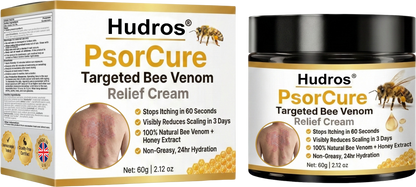 𝐉𝐚𝐧𝐮𝐚𝐫𝐲 𝐓𝐫𝐞𝐚𝐭𝐦𝐞𝐧𝐭 𝐂𝐨𝐮𝐫𝐬𝐞 |Hudros® PsorCure Targeted Bee Venom Relief Cream