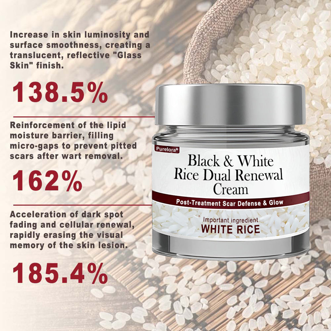 𝑶𝒏𝒍𝒊𝒏𝒆 𝑷𝒉𝒂𝒓𝒎𝒂𝒄𝒚| 𝑷𝒖𝒓𝒆𝒍𝒐𝒓𝒂® 𝑩𝒍𝒂𝒄𝒌 & 𝑾𝒉𝒊𝒕𝒆 𝑹𝒊𝒄𝒆 𝑫𝒖𝒂𝒍 𝑹𝒆𝒏𝒆𝒘𝒂𝒍 𝑪𝒓𝒆𝒂𝒎 ✨ (For removing warts, skin growths & keratin buildup, followed by intensive barrier repair to fade dark spots and prevent scarring)