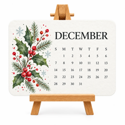 🎁 🇬🇧 2027 Plantable Seed Paper Calendar — Use It, Then Grow It