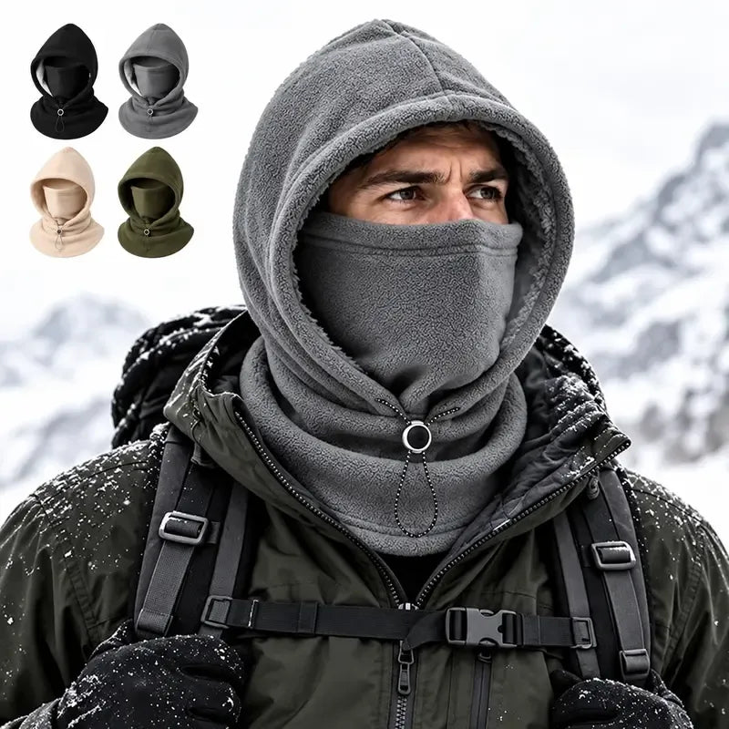 💖One-piece warm mask hat, Outdoor cycling windproof warm hat with neck mask