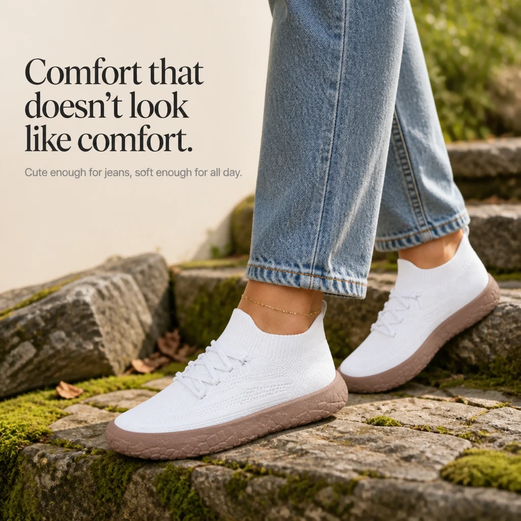 🔥LAST DAY 80% OFF – Women's Orthopaedic Comfort Trainers with Arch Support