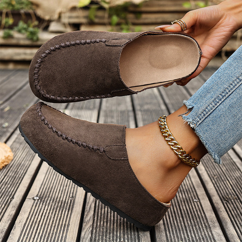 Last Day: 80% Off-👡✨ Women's Wide Closed-Toe Mule Slippers 🛋️